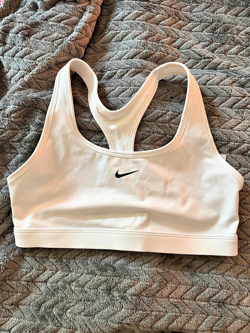 Nike White Sports Bra